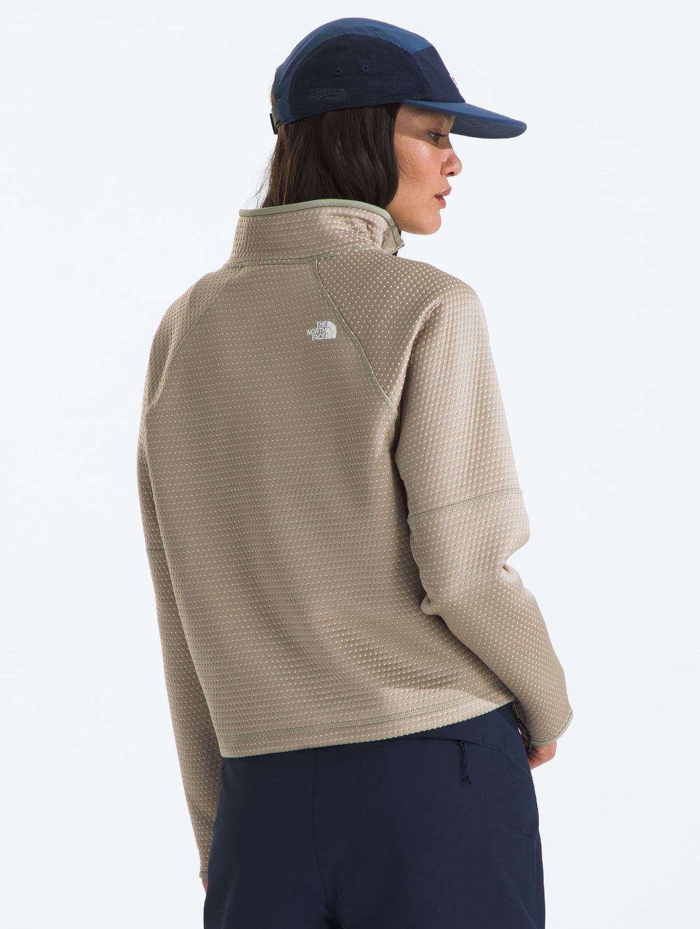 NEW! Women's The North Face Dot Knit Thermal 1/4 Zip Size Small - Picture 4 of 5